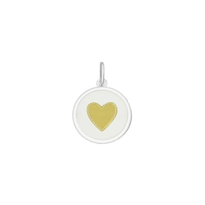 Heart Mixed Gold Mini Pendant