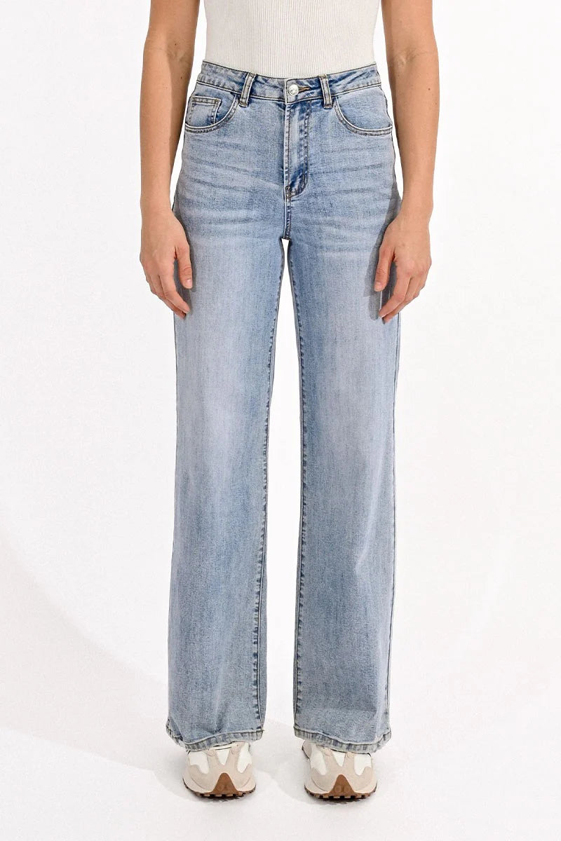MB High Waist Wide Leg Jeans