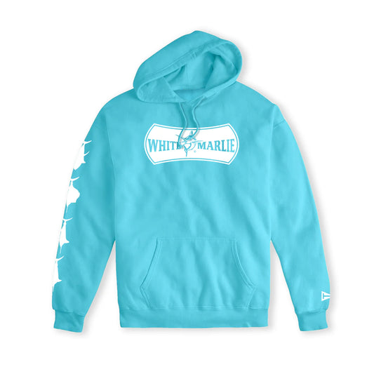 Caribean Blue White Marlie Sweatshirt