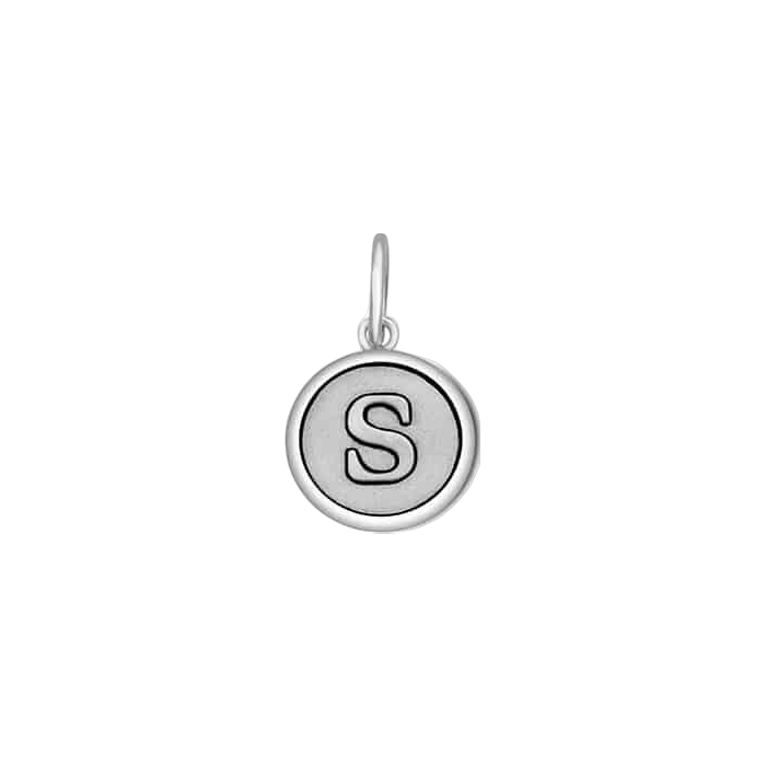 Inital Mini Silver Pendant
