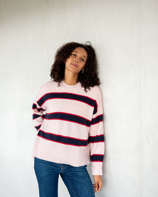 Pink Stripe Keeper Sweater