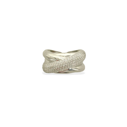 Silver Cross Ring