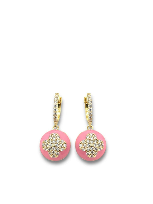 Ava Huggie Drop Earrings