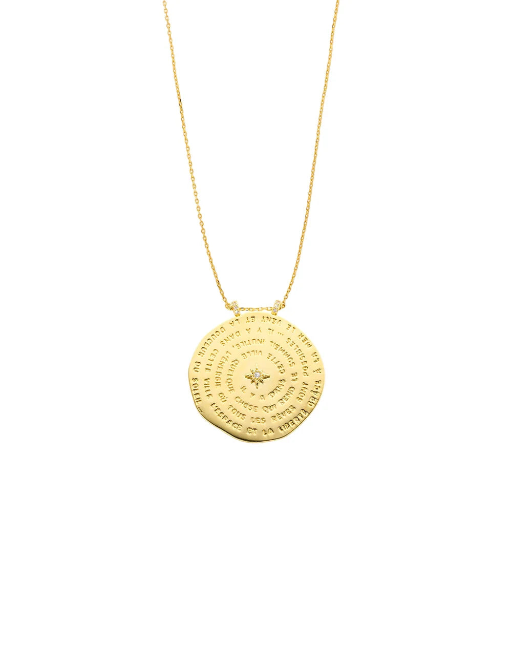 Diwali Empreinte Necklace