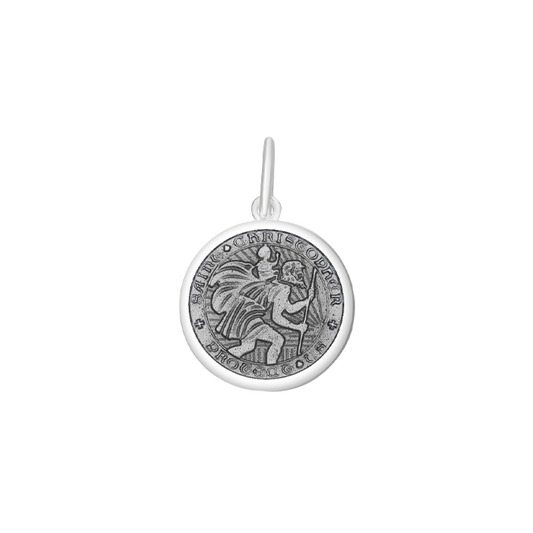 St. Christopher Pewter Small Pendant