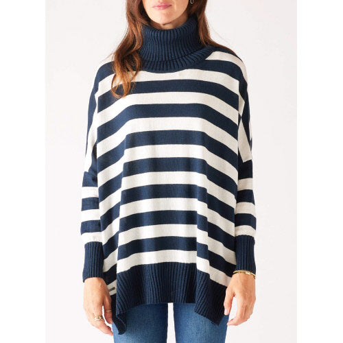 Light Navy Catalina Turtleneck Sweater