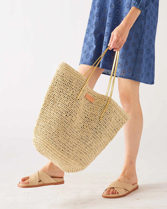 Sun Chaser Straw Tote