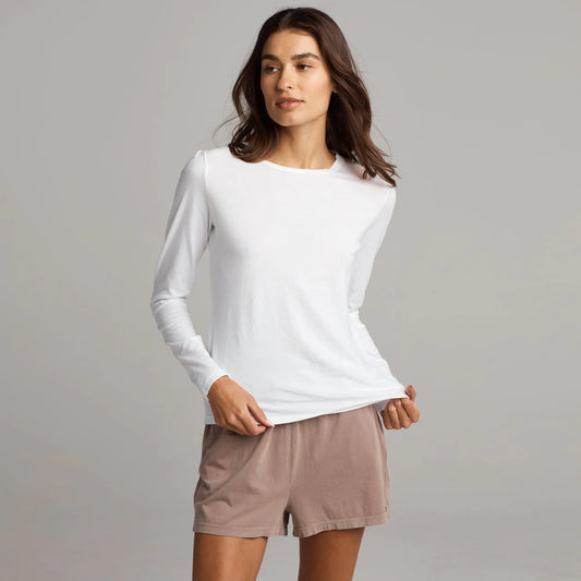White Long sleeve Tyler Tee