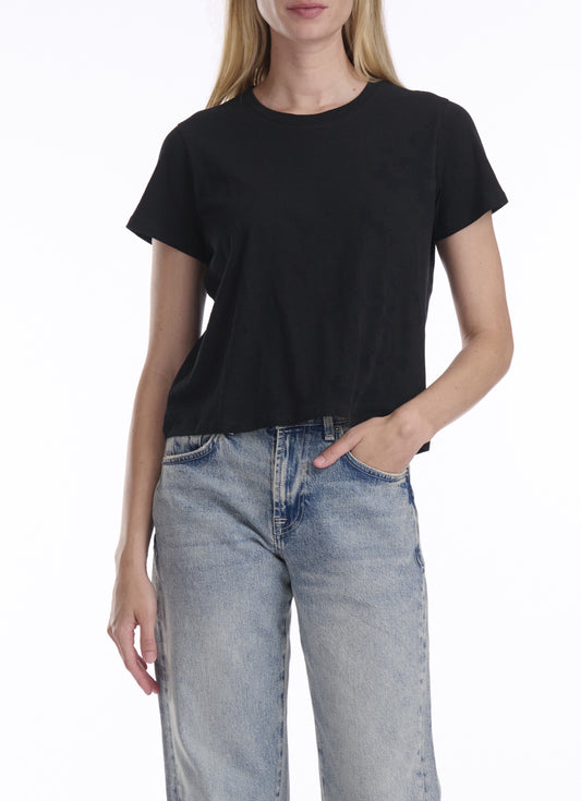 Black Louisa Short Sleeve Tee