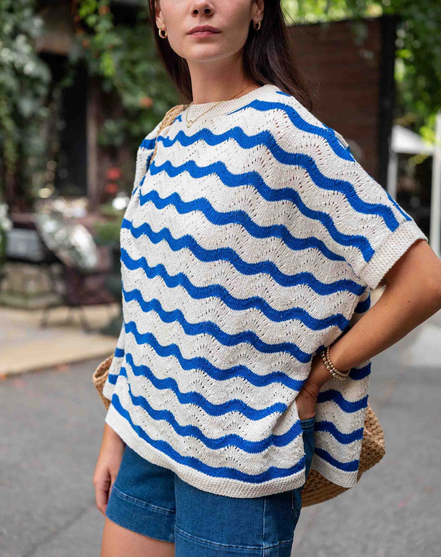 Cobalt Waverly Sweater