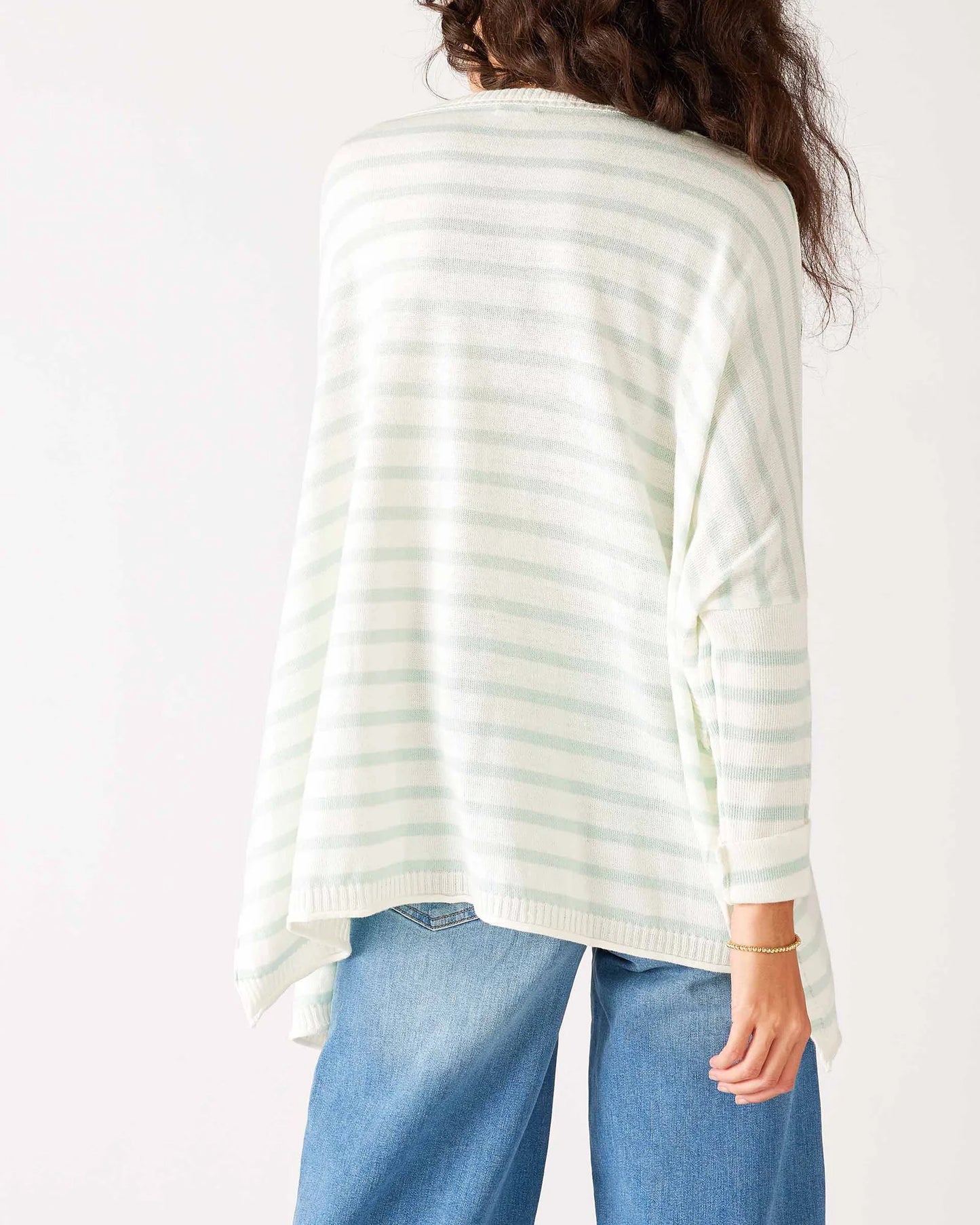 Mint Chip Stripe Catalina Sweater