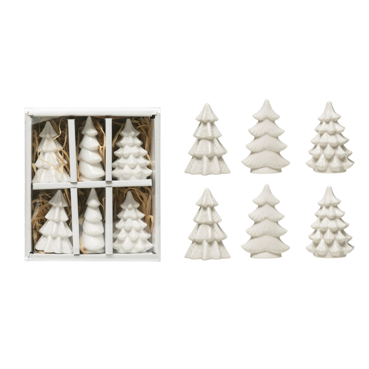 Stoneware Trees Boxed Set