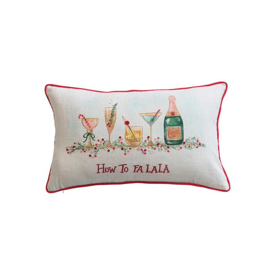 "How to FA LA LA" Pillow