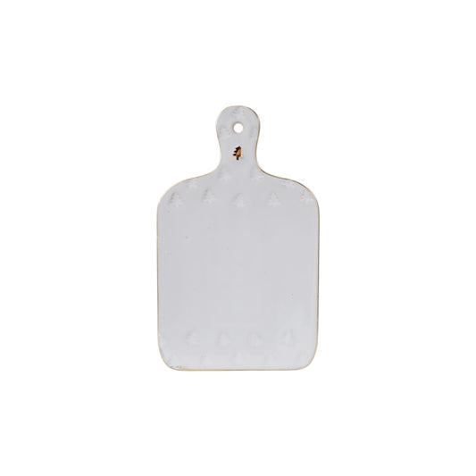 Debossed Stoneware Cheese/Cutting Board (Each Will Vary)