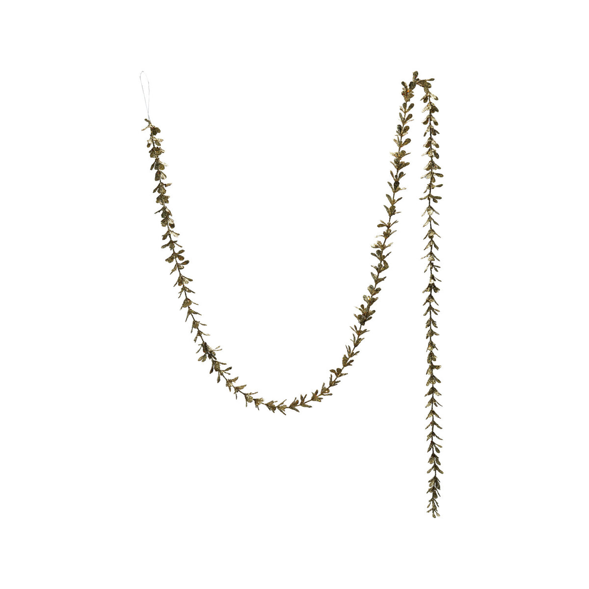 Glitter Boxwood Garland