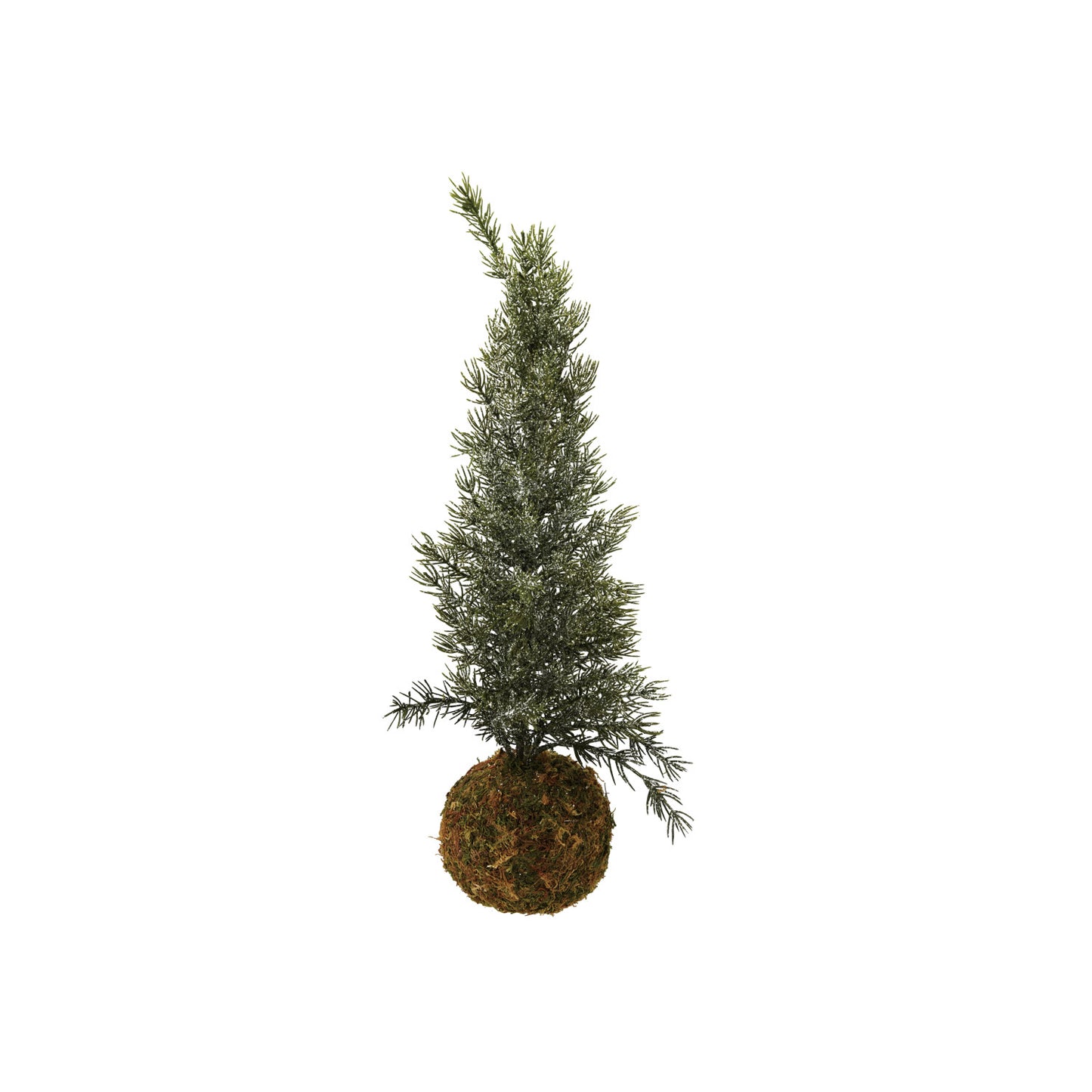 Faux Fir Tree with Moss Ball Base