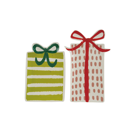 Gift Shaped Plates