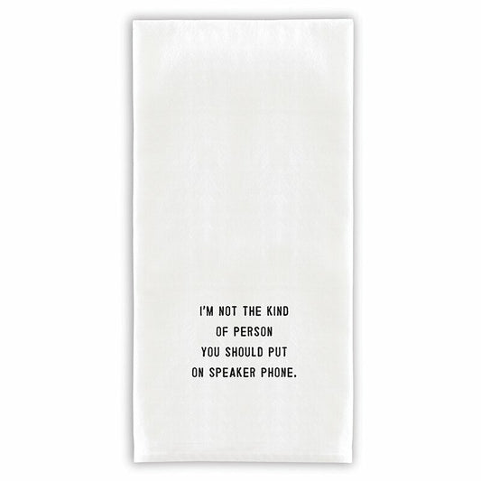 Speaker Phone Towel