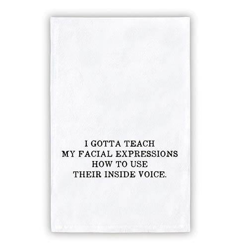 Facial Expressions Towel