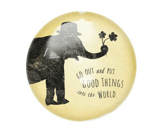 Put Good things Paperweight