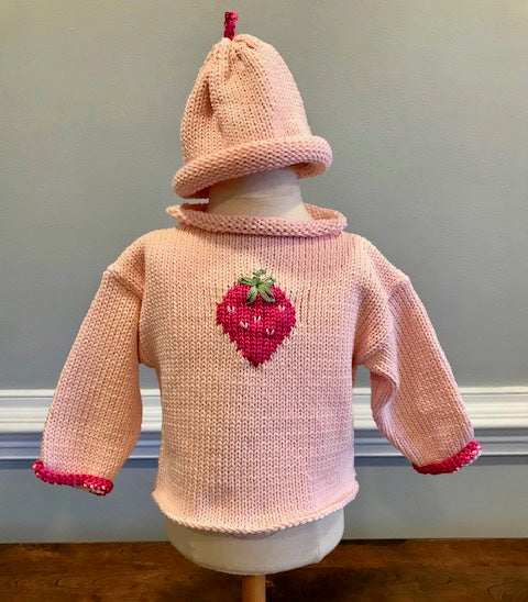 Strawberry Rollneck Sweater