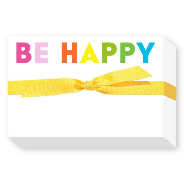 Be Happy Note Pad