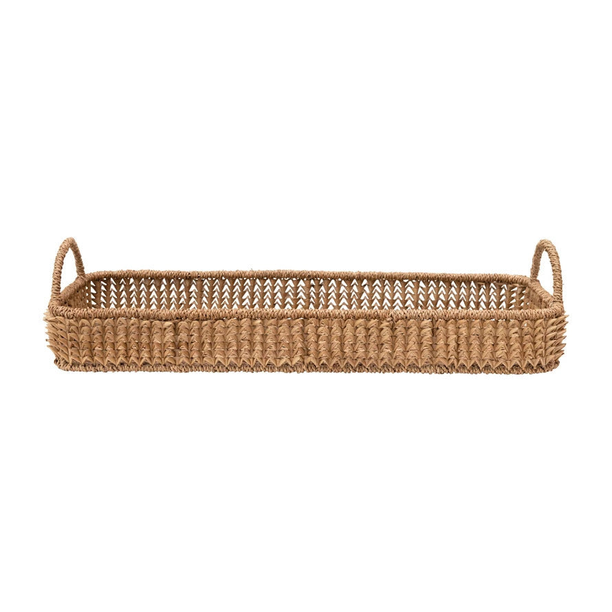 Handwoven Tray with Handles
