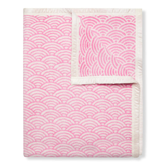 Pink Scallop Blanket
