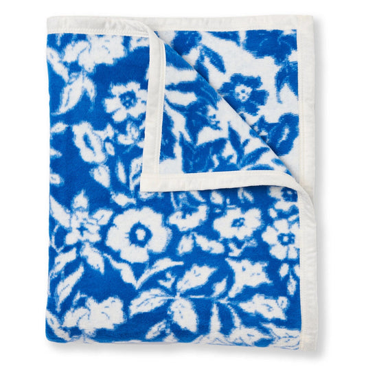 Blue Hill Floral Blanket