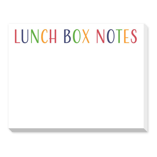 Lunch Box Note Pad
