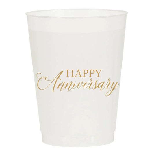 Happy Anniversary 10pk Cups