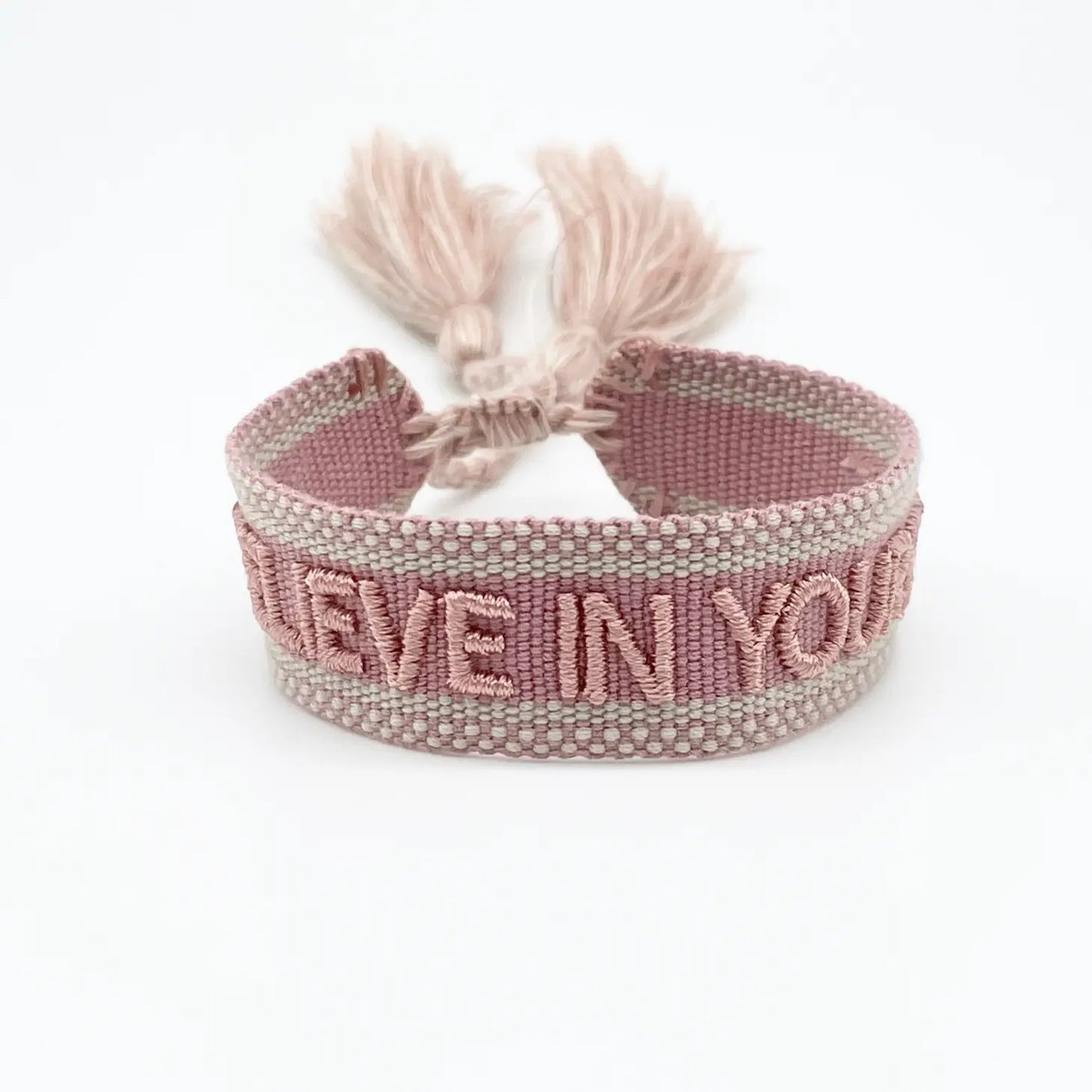 Believe in Yourself Woven Bracelet
