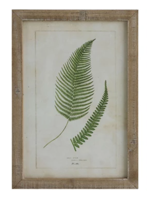 Fronds Framed Wall Decor