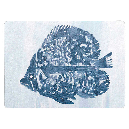 Indigo Fish Art Placemats